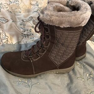 Merrill performance winter boots.